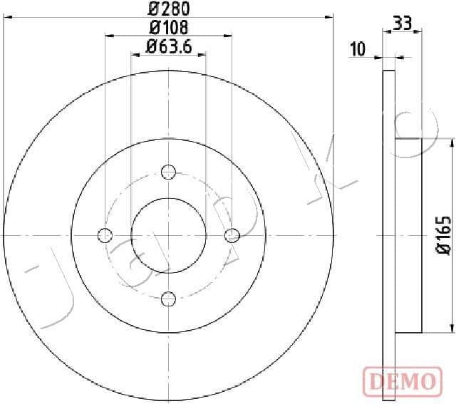 Brake Disc 610304C