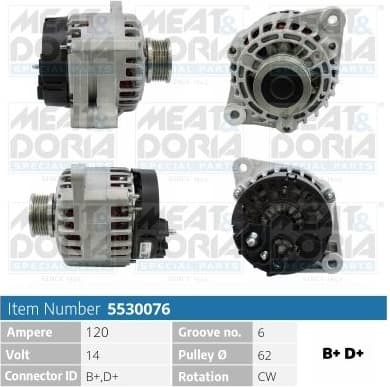 Alternator 5530076