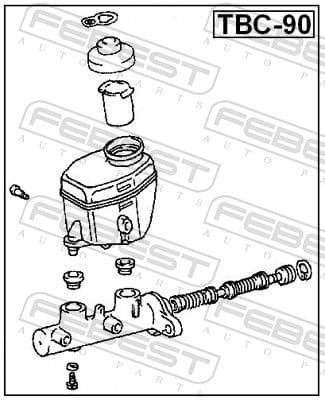 Brake Master Cylinder TBC-90 - image 2