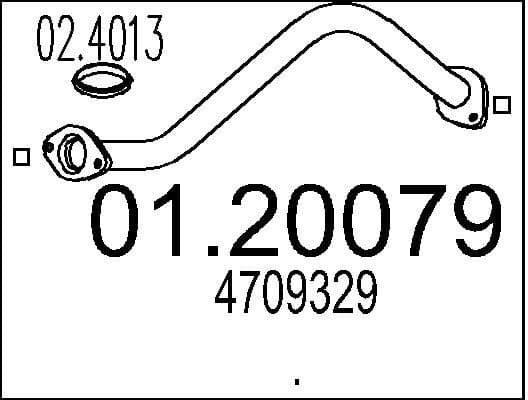 Exhaust Pipe 01.20079