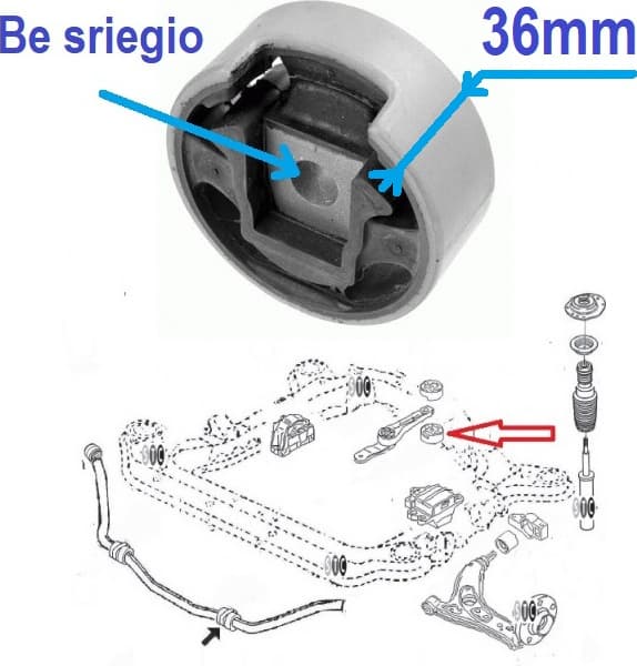 Mounting engine 80001306