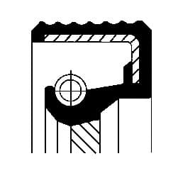 Seal distributor axle 200 17035B