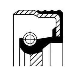 Shaft Seal, camshaft 120 12411B