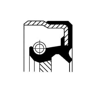 Seal gear box rear 010 30363B