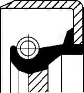 Shaft Seal, crankshaft 120 11455B