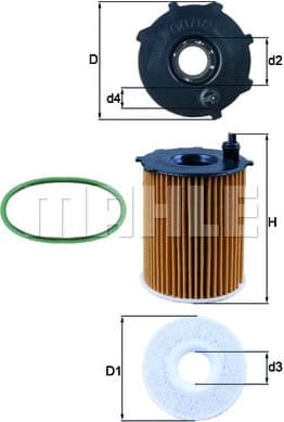 Filter oil OX171/2D1 - image 3