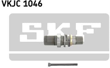 Drive shaft complete VKJC1046