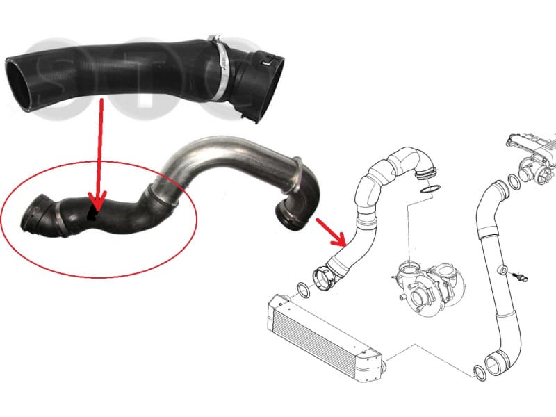 Turbocharger hose T409604 - image 2