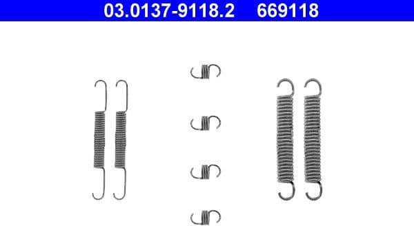 Accessory Kit, brake shoes 03-0137-9118-2