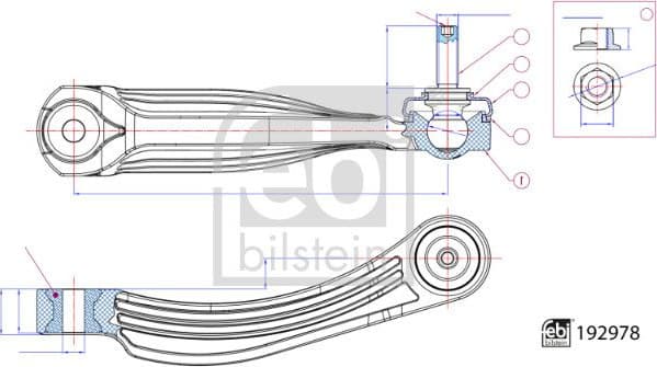 Link/Coupling Rod, stabiliser bar 192978