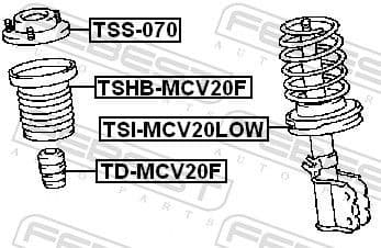 Suspension Strut Support Mount TSS-070 - image 2