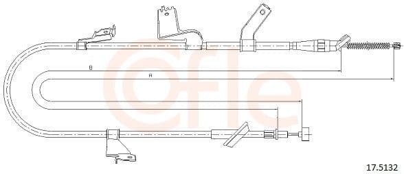 Cable Pull, parking brake 92.17.5132