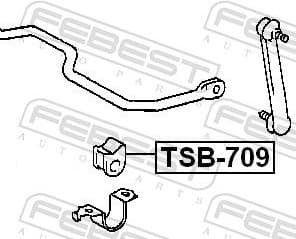 Mounting, stabiliser bar TSB-709 - image 2