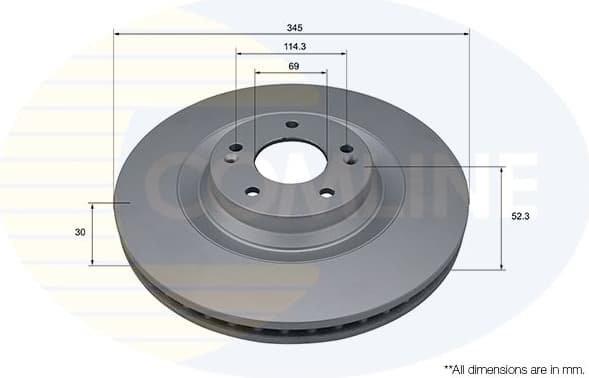 Brake Disc COATED ADC5079V