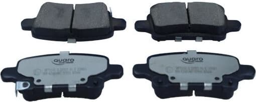 Brake Pad Set, disc brake QUARO SILVER CERAMIC QP7111C