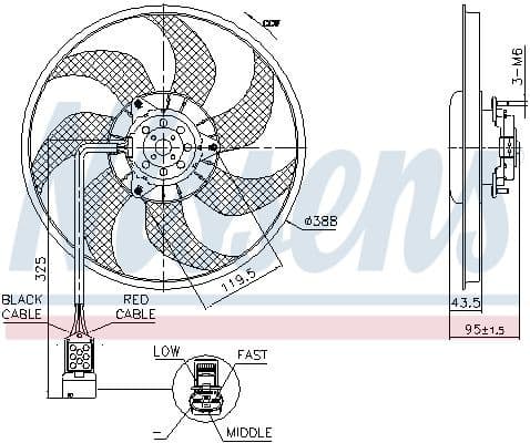 Fan, engine cooling 850091 - image 6