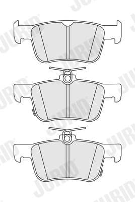 Brake Pad Set, disc brake 574163J - image 2