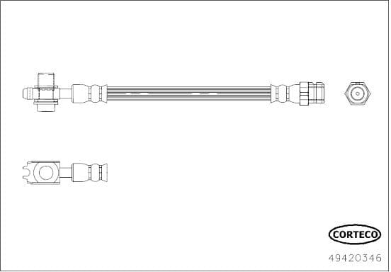 Brake Hose 49420346 - image 2