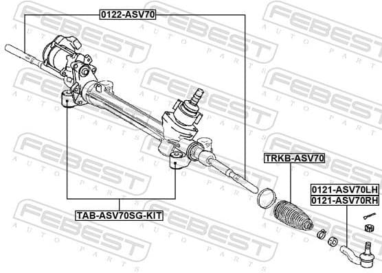 Tie Rod End 0121-ASV70LH - image 2