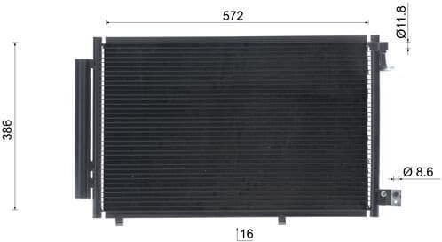 Condenser, air conditioning BEHR AC 748 000S - image 11