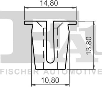 Clip, trim/protection strip 13-60001.25 - image 2