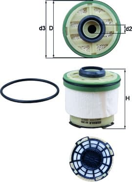 Filter diesel fuel KX385D