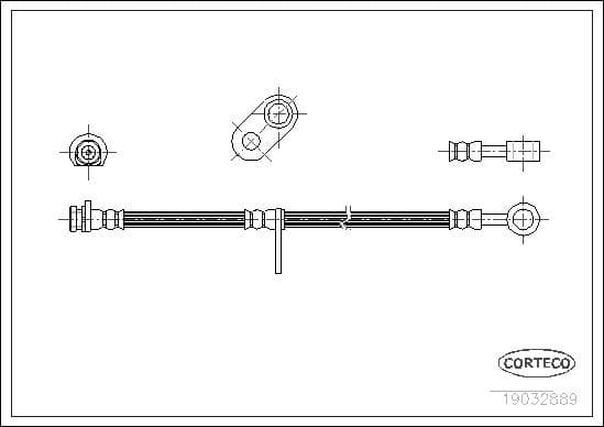 Brake Hose 19032889 - image 2
