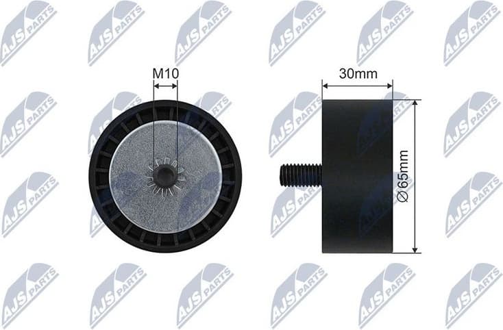 Tensioner Pulley, V-ribbed belt RNK-BM-064