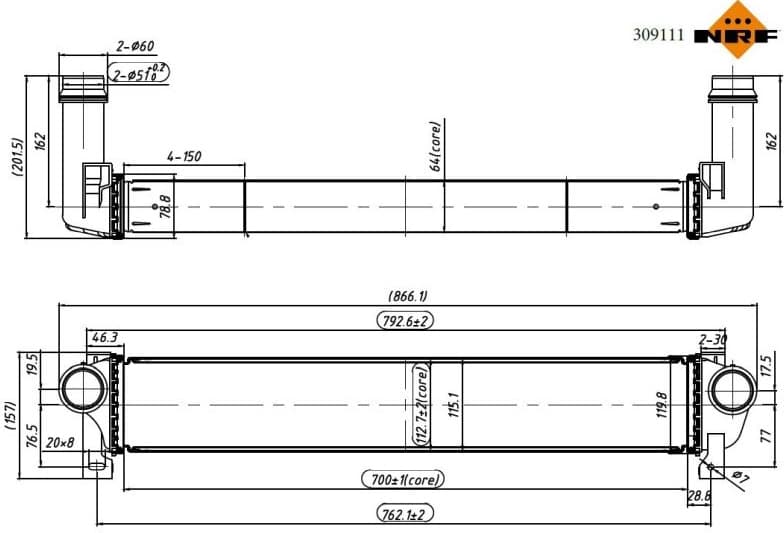 Charge Air Cooler 309111