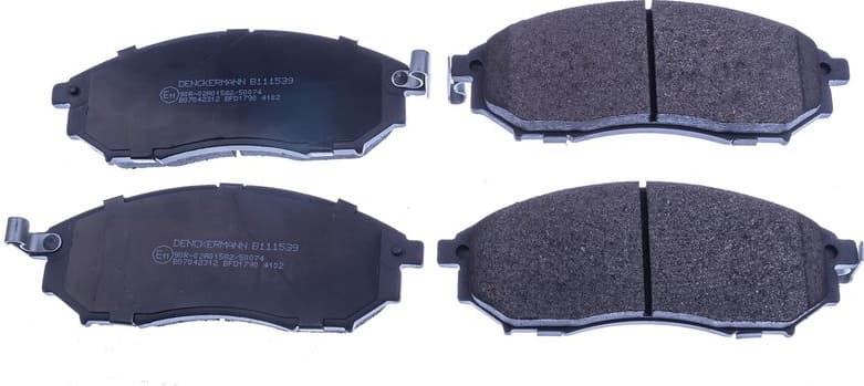 Brake Pad Set, disc brake B111539