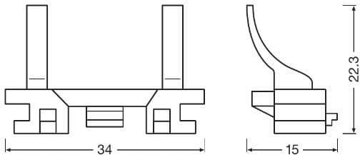 Adapteris fiksatorius skirtas LED H7 lemputei tvirtinti vietoj paprastos H7 - image 2