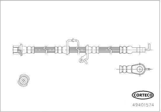 Brake Hose 49401574 - image 2