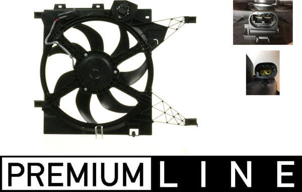 Fan, engine cooling BEHR *** PREMIUM LINE *** CFF 191 000P