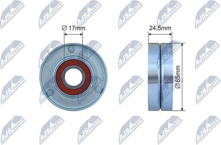 Tensioner Pulley, V-ribbed belt RNK-AU-058