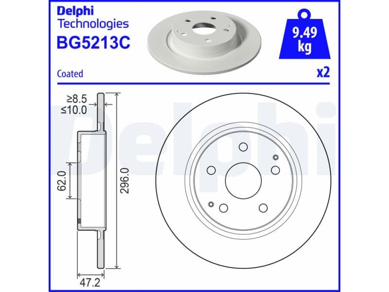 Brake Disc BG5213C