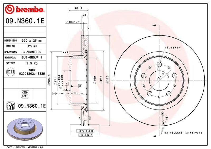 Brake Kit, disc brake BEYOND LINE - EV KT08001 - image 3