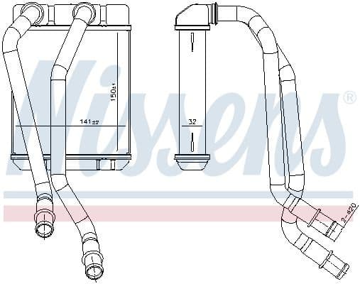 Heat Exchanger, interior heating 707303