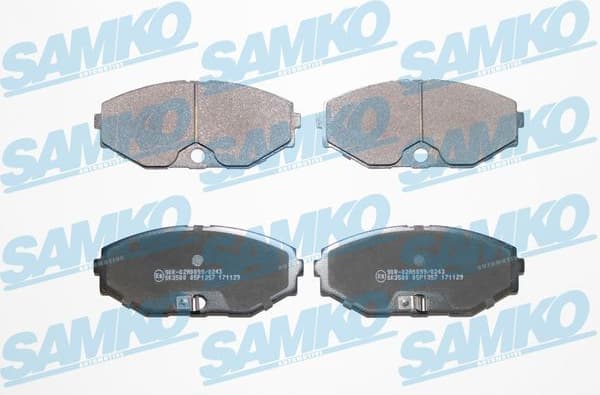 Brake Pad Set, disc brake 5SP1357