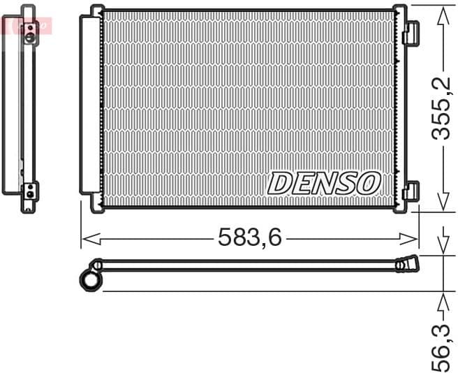 Condenser, air conditioning DCN09146