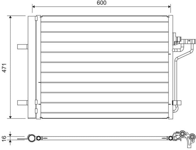 Condenser, air conditioning 814390