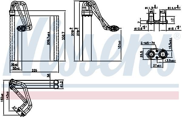 Evaporator, air conditioning 92354 - image 6