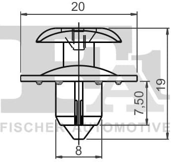 Clip, trim/protection strip 13-20003.25 - image 2