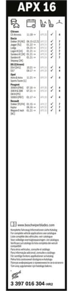 Wiper Blade Aerotwin Plus 3 397 016 304 - image 5