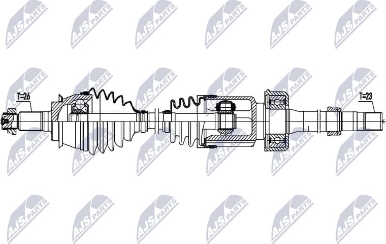 Drive Shaft NPW-BM-204