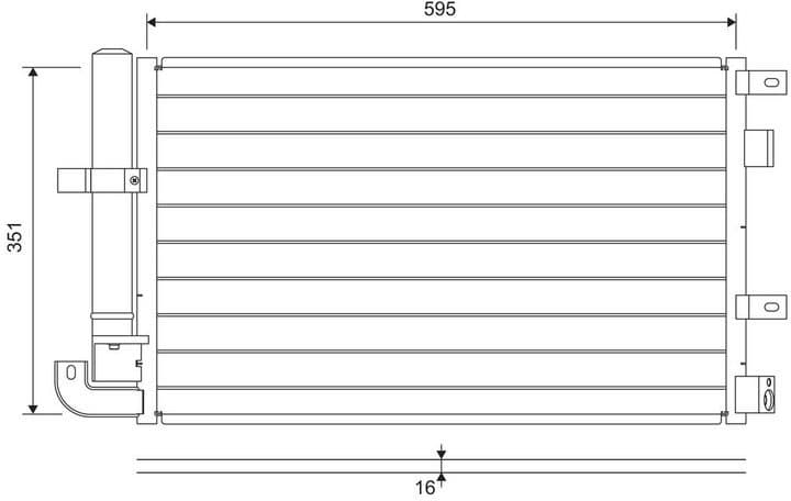 Condenser, air conditioning 822694