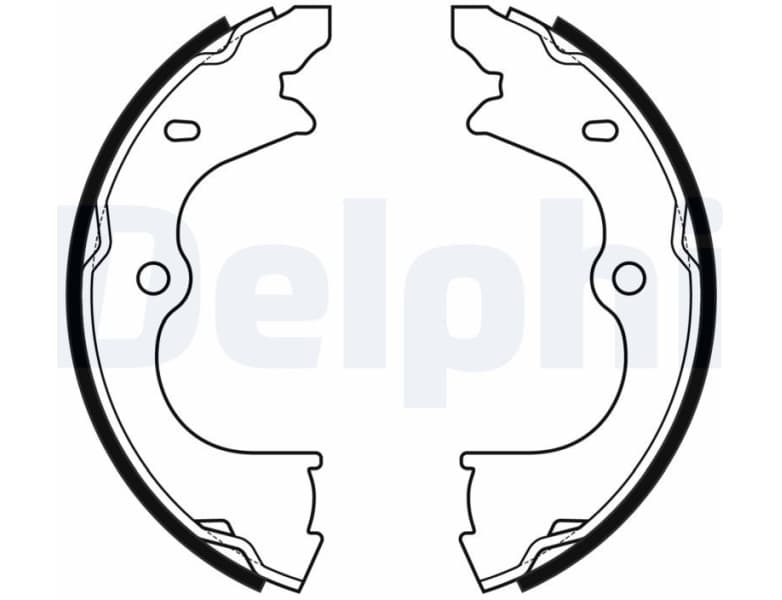 Brake Shoe Set, parking brake LS2173