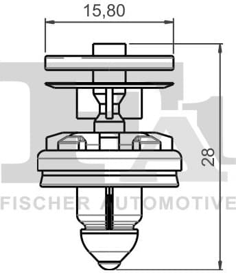Clip, trim/protection strip 13-40002.25 - image 2