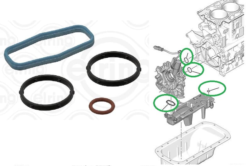 Gasket oil pump 938.940