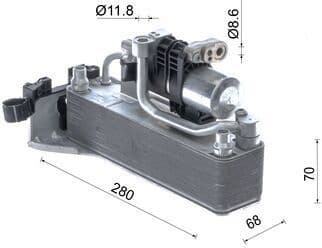 Condenser, air conditioning BEHR AC 1119 000S - image 11