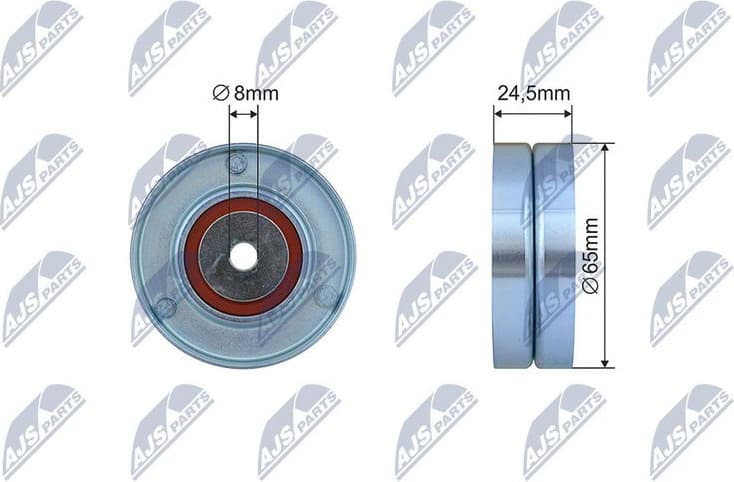 Tensioner Pulley, V-ribbed belt RNK-AU-069